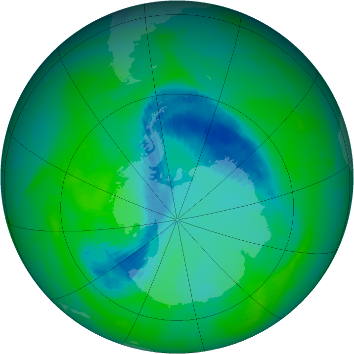 Ozone Map 1989-12-03